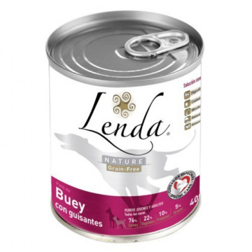 Can Lenda Nature Grain Free Beef com Ervilhas 400 Gr