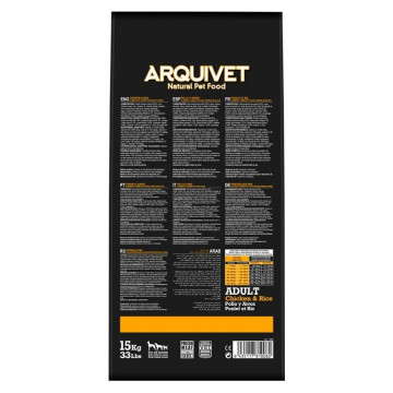 Arquivet Dog Adulto Frango e Arroz 15 kg