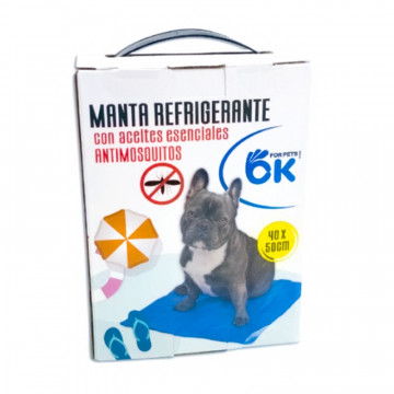 Manta Resfriadora 40x50 cm com Óleos Essenciais Anti-Mosquito