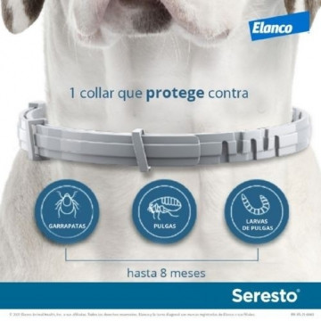 Seresto Coleira de cão + 8 Kg / 70cm