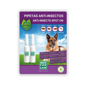 Pipeta antiparasitária Menforsan para cães 2ud