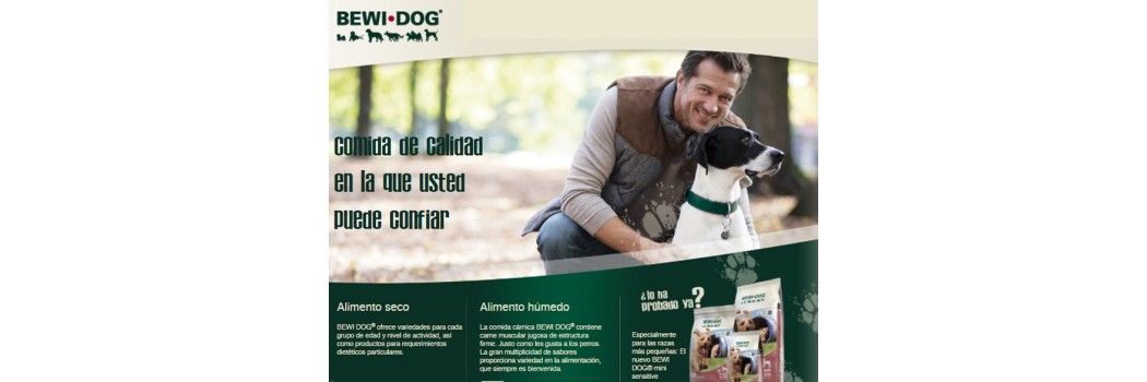 Bewi Dog latas de comida húmida para cães